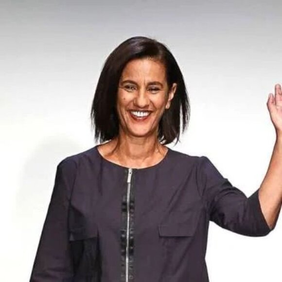 Harvé Benard by B. Holzman (Russia) Ladies Vintage Gray Pin Striped Blazer - Picture 13 of 17